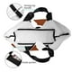 thumbnail image 4 of Balery Brown Black Cow Bolsa Tote Estilo Estético con Cremalleras, Bolsa de Hombro, Bolsa de Compras Grande y Plegable, 4 of 8