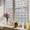Geometric flowers, variant on DKTIE 17.7" x 78.7" Double-Sided Floral Pattern Window Film, Static Cling Privacy Sticker, Anti-UV Heat Control for Home