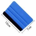 thumbnail image 3 of Professional Car Vinyl Wrap Squeegee with Protective Felt Edge Scratch-Free Large Square Window Tinting Tool for Auto Film and Decal Installation Blue, 3 of 7