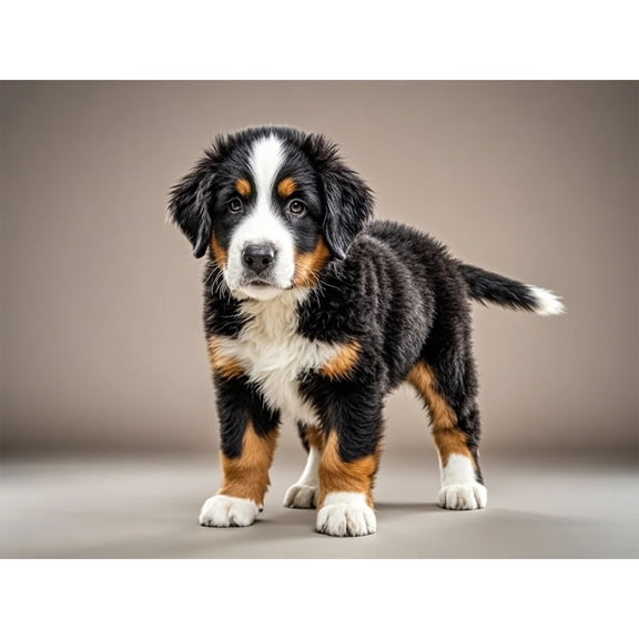 Bernese Mountain Dog Diamond Painting DIY Kits 5D Diamond Art Full Round Drill Bead Rhinestones by Number Stitch Handmade Arts and Crafts for Living Room Bedroom Home Wall Decor 12x16 inch