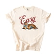 thumbnail image 4 of Retro Easy Tiger Shirt for Women and Men Trendy Vintage Unique Graphic Tee Ivory Shirt Adult 2X-Large, 4 of 5