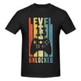 thumbnail image 5 of Level 13 Unlocked Men'S Basic Short Sleeve T-Shirt Black 3x-Large, 5 of 5