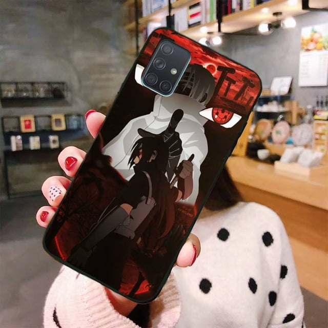 Anime Naruto Uchiha Itachi Phone Case For Samsung Galaxy A03S A52 A13 A53 A73 A72 A12 A31 A81 A30 A32 A50 A80 A71 A51 5GFor Galaxy A53 5G Gao Jinjia LED