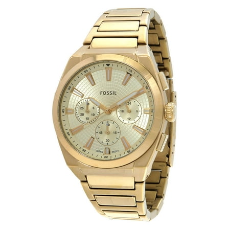 Fossil Everett Chronograph Quartz Gold Dial Men's Watch FS6119