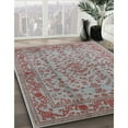 thumbnail image 2 of Ahgly Company Indoor Rectangle Mid-Century Modern Dark Gray Oriental Area Rugs, 2' x 4', 2 of 6