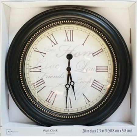 Mainstays 20u0022 Expressions Clock