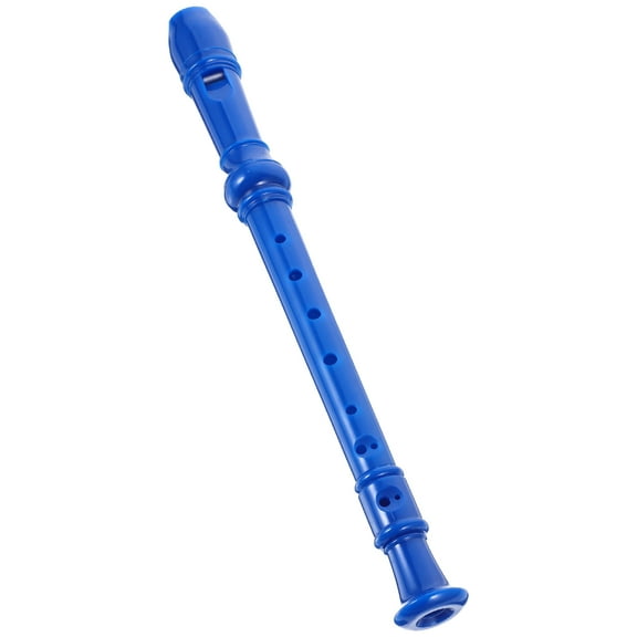 LEORX Blue 8 Hole Soprano Recorder Instrument for Beginners Made of Durable ABS