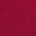 thumbnail image 7 of successthop Collarless Shirts for Men Short Sleeve T Shirt with Button Mock Neck Pullover Tops Big and Tall Clothes Wine, 7 of 7