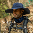 thumbnail image 3 of Large Brim Fishing Hat,UPF 50+ Sun Hats for Mens/Womens Large Bucket hat, 3 of 7