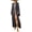 Color-3, variant on Women's Beach Cover Ups Open Front Tie Dye Maxi Cardigan Kimono Swimsuit with Belts