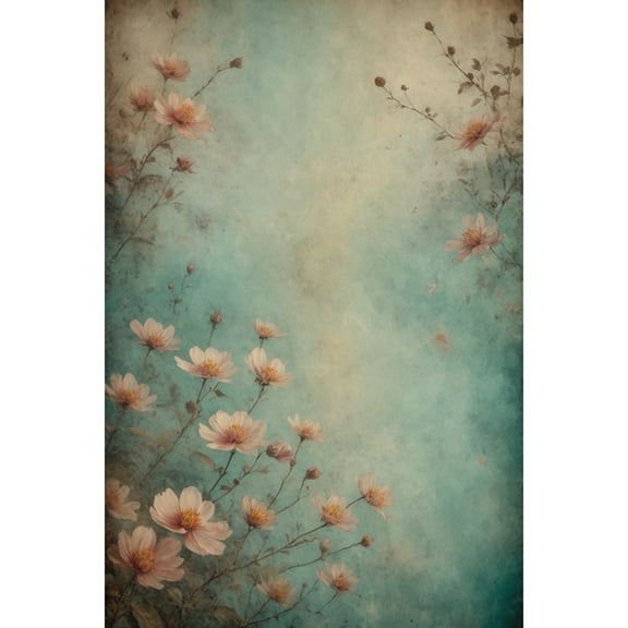 Vintage Photo Frame Wallpaper Backdrop Maternity Shooting Wall Background Abstract Flower r Photography Studio Props