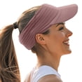 thumbnail image 5 of HomelyJoy Women's Sun Visor, Lightweight Rose Gold UV Protection Cap, Moisture Wicking Sport Hat for Running Tennis and Summer Beach Wear, 5 of 5