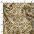 thumbnail image 2 of Soimoi Block Print Print,Cotton Cambric, Quilting Fabric Sold by The Yard 42 Inch Wide, Medium Weight Cotton Fabric, SewingSupplies, Dark Mustard, 2 of 6
