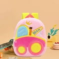 thumbnail image 2 of MUSOIE Animal Backpacks Engineering Vehicle Backpack Cute Soft Cartoon Plush Mini Bags Daypack, 2 of 2