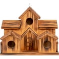 thumbnail image 2 of VASGOR Bird Houses for Outside,Outdoor 5 Hole Bird House Room for 5 Bird Families Bluebird Finch Cardinals Hanging Birdhouse for Garden, 2 of 9