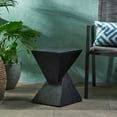 thumbnail image 2 of Katie Outdoor Lightweight Concrete Accent Table, Black, 2 of 6