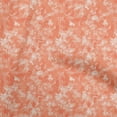 thumbnail image 1 of oneOone Viscose Jersey Orange Fabric Abstract Floral Craft Projects Decor Fabric Printed By The Yard 60 Inch Wide, 1 of 4