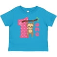 thumbnail image 3 of Inktastic Pink Sloth 1st Birthday Girls Baby T-Shirt, 3 of 5