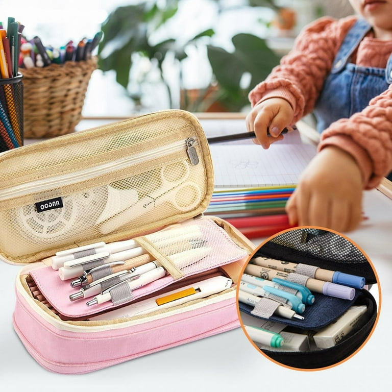Pencil Case Large Capacity Pencil Pouch Handheld Pen Bag Cosmetic Portable  Gift