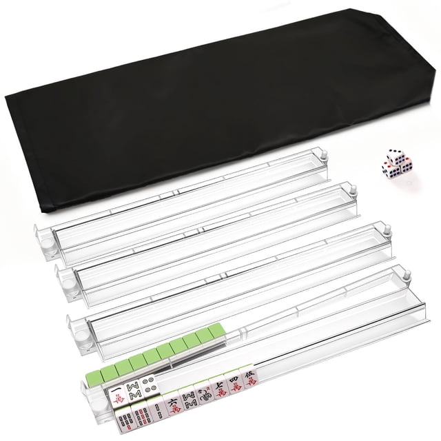 Set de soportes para mahjong ChamThingzeal de material PC, 43 cm