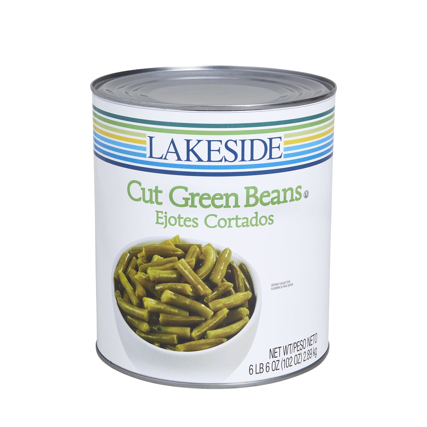 Lakeside Foods Cut Green Beans, 102 oz can