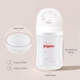 thumbnail image 3 of Biberón Pigeon Soft Touch Wide Neck 3 330 ml, 3 of 4