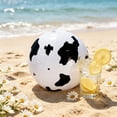 thumbnail image 1 of shyuyusa 7.08 Inch Inflatable Cow Pattern Beach Ball, Summer Pool Leisure Toy, 1 of 1