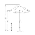 thumbnail image 3 of California Umbrella 7.5' Patio Umbrella in Kiwi, 3 of 3