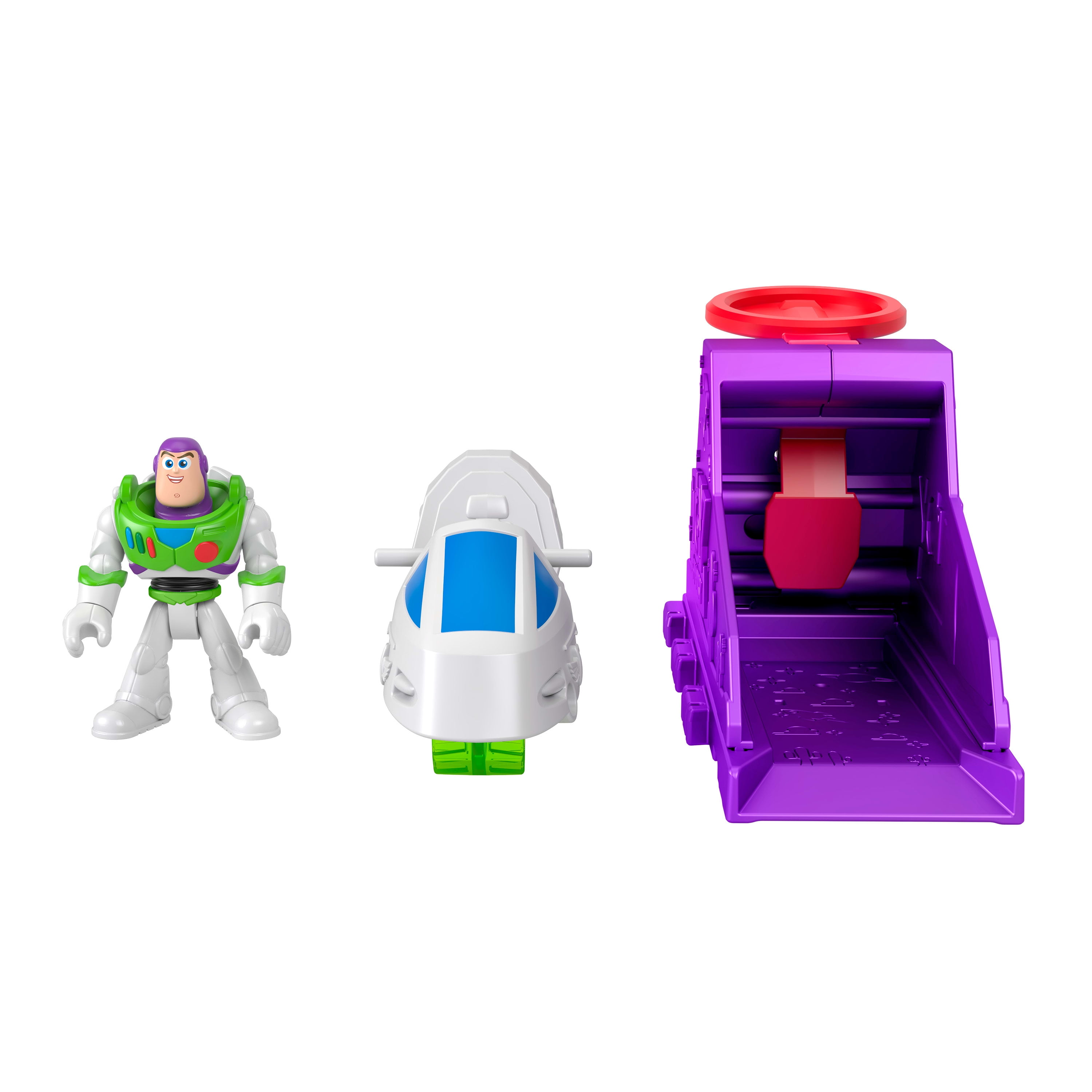 Imaginext Coffret lanceur inspiré de Toy Story, Figurine de Buzz l'Éclair