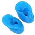 thumbnail image 3 of Pair Soft Silicone Ear Model Ear Displays Mould Practice Piercing Tool Props for Demonstration Teaching Jewelry Display L, 3 of 5