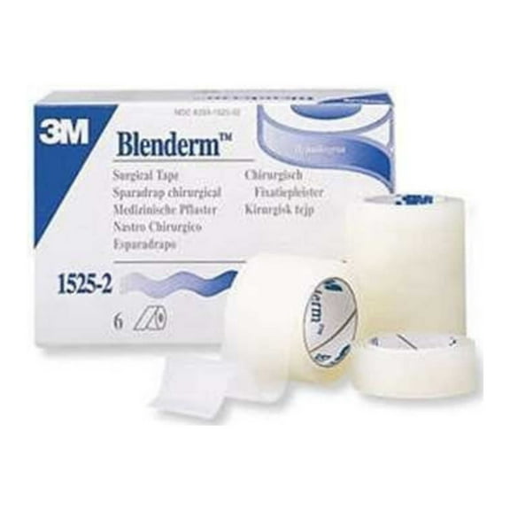Blenderm 3M Clear Hypoallergenic Plastic Surgical Tape: 2" X 5 yds Transparent