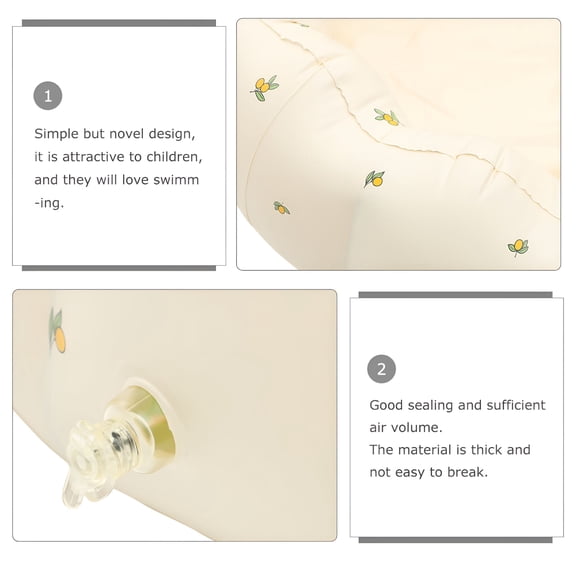 BESTSKY Inflatable Flower Shaped Kiddie Pool for Kids and Toddlers