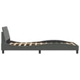 thumbnail image 5 of vidaXL Bed Frame with Headboard Platform Mattress Foundation Bedroom Fabric, 5 of 8