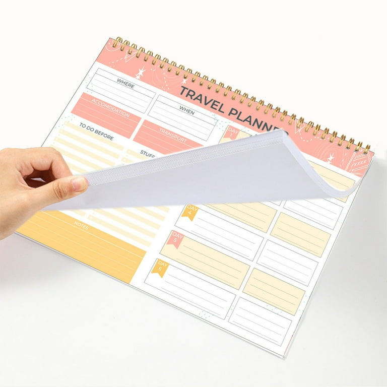 Aihimol Travel Daily Desk Calendar Wall Or Desktop Planner With To-Do List  And Notes Home Office School And Teacher Planning Tool - Walmart.com