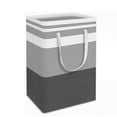 thumbnail image 1 of Large Laundry Basket,2PCS Storage Basket Canvas Laundry Hamper Clothes Hamper Built for Professionals, 1 of 11