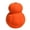 Orange, variant on Oodles Durable Rubber Orange Fillable Interactive Dog Treater, Medium