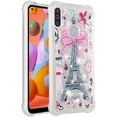 thumbnail image 2 of Compatible with Samsung Galaxy A11 Case Liquid Glitter Cute Stylish Slim TPU Silicone Quicksand Sparkle Shockproof Protective case for Women Girls Case for Samsung Galaxy A11 Tower YB, 2 of 13