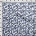 thumbnail image 4 of oneOone Rayon Medium Blue Fabric Asian Mosaic Craft Projects Decor Fabric Printed By The Yard 56 Inch Wide, 4 of 5