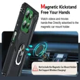 thumbnail image 5 of Starshop Motorola G 2026 Case Phone Cover Shockproof Ring Stand Case With Glass Screen - Black, 5 of 5