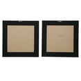 thumbnail image 5 of Decmode Eclectic Style Brown & Black Feather Shadow Box Wall Décor in Square Wood Frames, Set of 2: 15” x 15”, 5 of 6