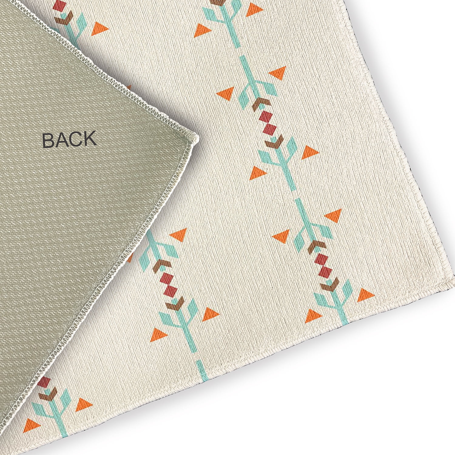 Simply Daisy 2' x 3' Blue Jodhpur Stripe Spring Chenille Indoor/Outdoor Rug