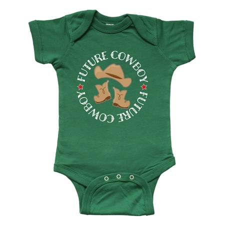 

Inktastic Future Cowboy Hat and Boots Gift Baby Boy Bodysuit