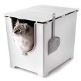 thumbnail image 1 of Caja de arena para gatos Modkat Flip con 3 posiciones de tapa, forro y cuchara, 1 of 7