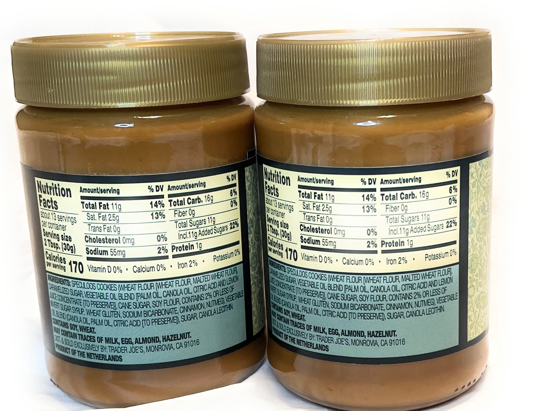 Trader Joe's Speculoos Cookie Butter 14.1 Oz (Pack of 2)