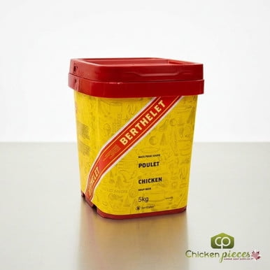 Berthelet Chicken Soup Base 5kg/11.02 lbs | Rich Flavor Foundation