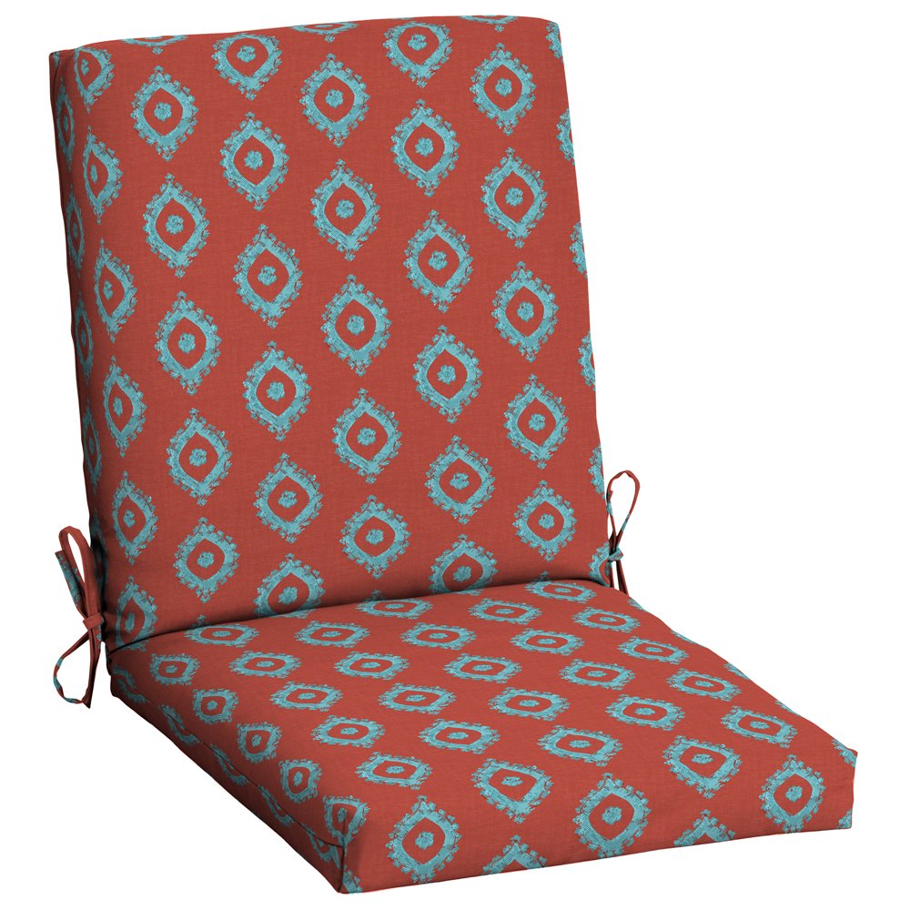 Mainstays Diamond Medallion 43x20in. Outdoor Dining Chair Cushion