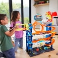 thumbnail image 2 of Hot Wheels City Ultimate Garage Playset from “Let’s Race” with 2 Toy Cars & Storage for 50+ Cars, 2 of 6