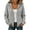22#Light Gray, variant on Hooded Zip Up Cardigan for Women Cable Knit Sweater Long Sleeve Soft Warm Cozy Fall Winter Casual Comfortable Coat Pink L