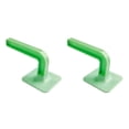 thumbnail image 2 of Matsuzay Estante de almacenamiento multifuncional con gancho montado en la pared, toallero de papel higiénico, estante de cocina, accesorios de Verde 2piezas, 2 of 6