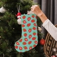 thumbnail image 5 of Sikiie Hand Drawn Strawberry Christmas Stockings,18 Inches Christmas Stockings Xmas Hanging Stockings for Family Christmas Decorations & Gifts, 5 of 7